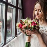 Свадебный букет невесты из пионовидной розы — 715