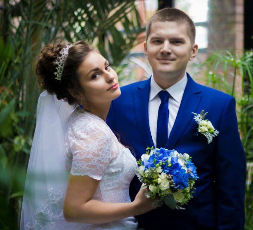 Свадебный букет невесты с гортензией — 704