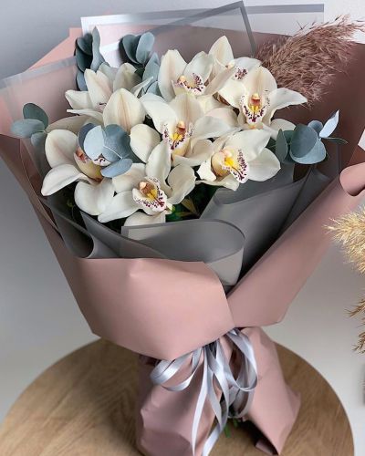 Букет сборный из орхидеи цинбидиум 453