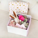 Подарочный набор с цветами и сладостями «Розовое мимими» 484
