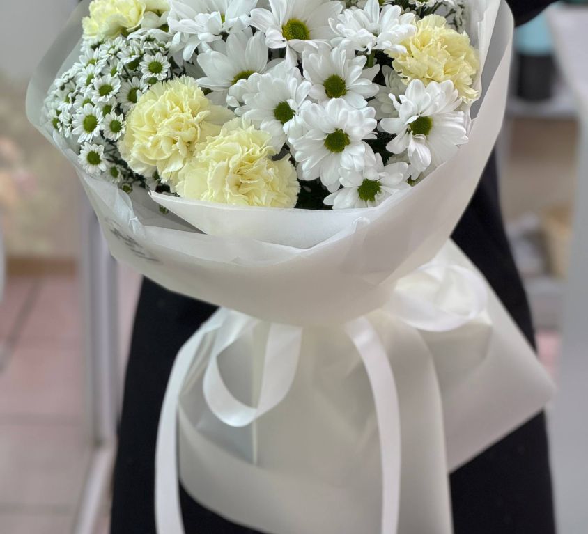 Букет из хризантем 632