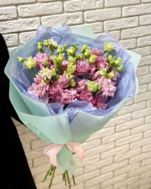Букет сборный с эустомой 236