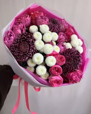 Букет из хризантем — 413