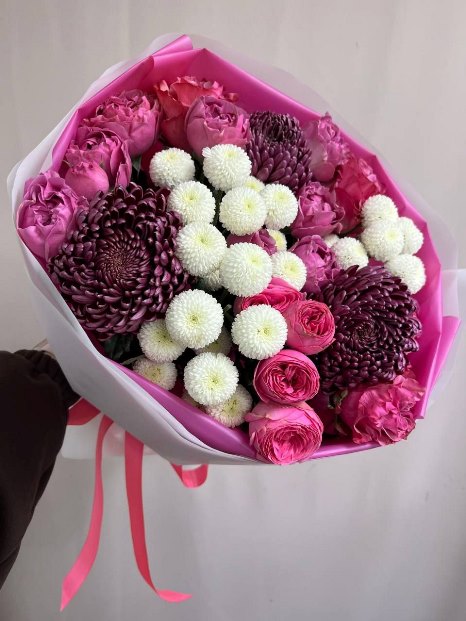 Букет из хризантем — 413