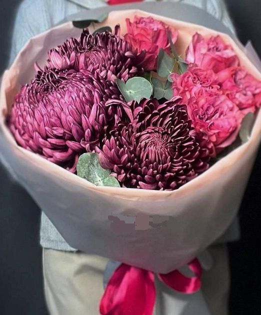 букет хризантема бигуди - 3