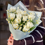 Букет сборный из 35 тюльпанов 173