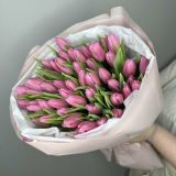 Букет из 51 тюльпана 1053