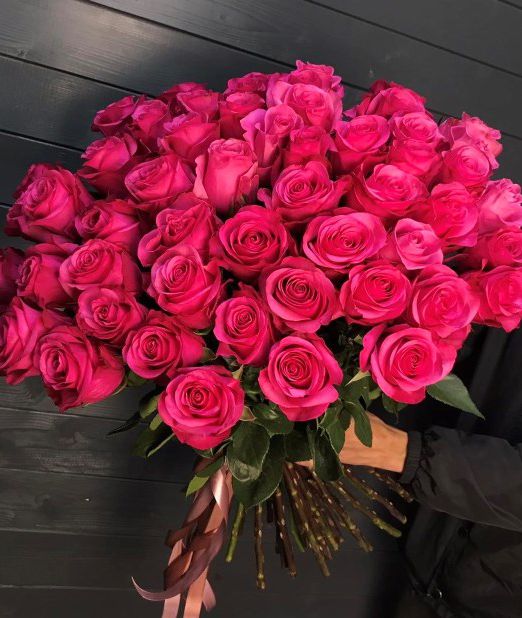 Букет из 51 розовой розы-  592