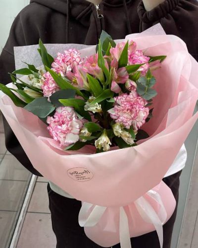 Букет из диантусов-1006