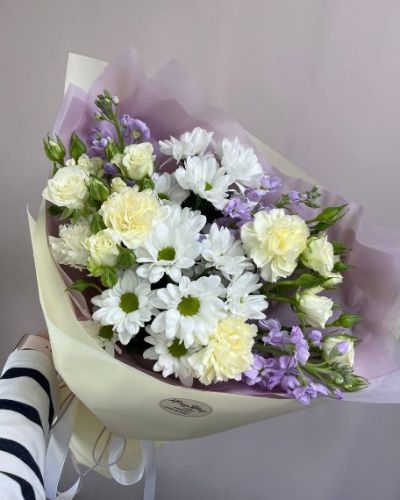 Букет с маттиолой -1115