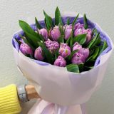 Букет весенний с тюльпанами — 870