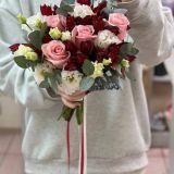 Свадебный букет невесты в ярких тонах — 700