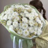 Букет из хризантем и ромашек - 1032