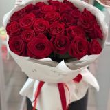 Букет из 25 красных роз — 521